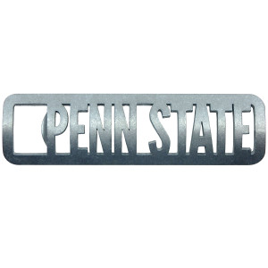 aluminum bar bottle opener with Penn State cutout